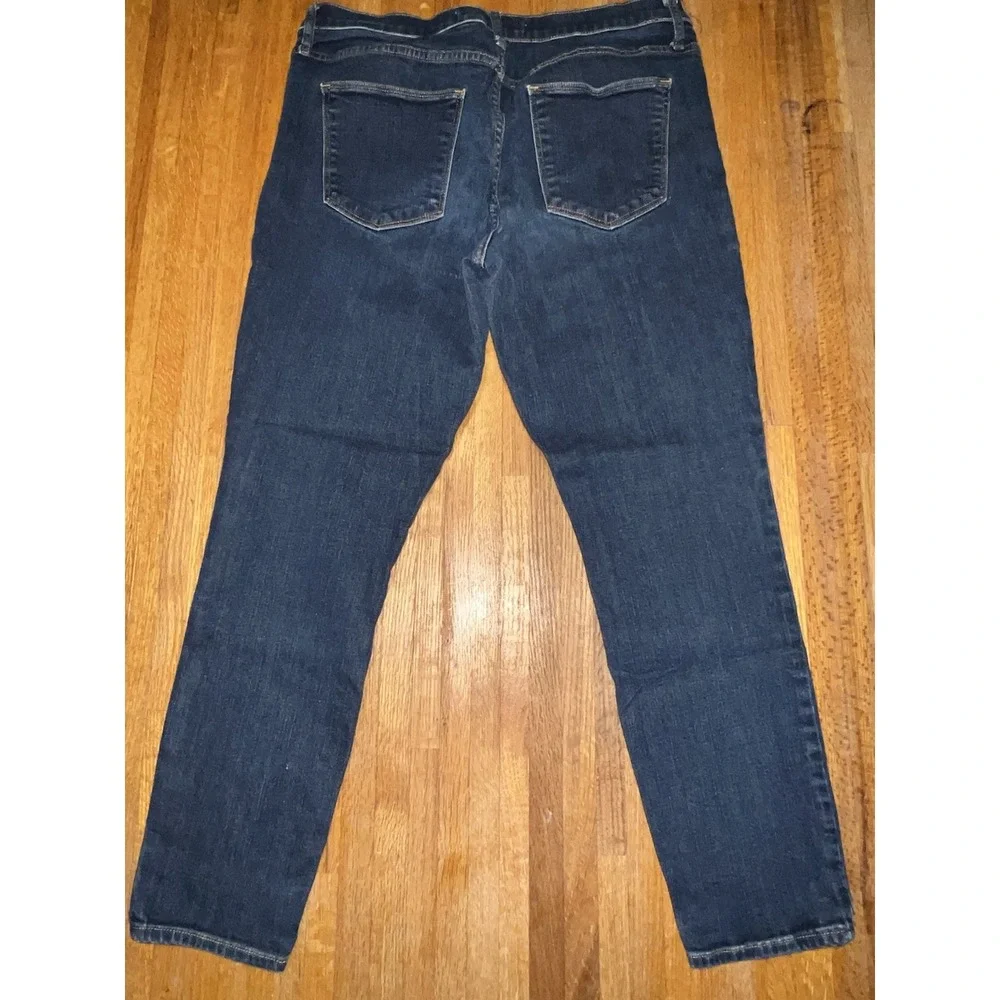 Gap 1969‎ Women 12/31R Dark Blue Denim Dark Wash True Skinny Ankle Midraise Jean
